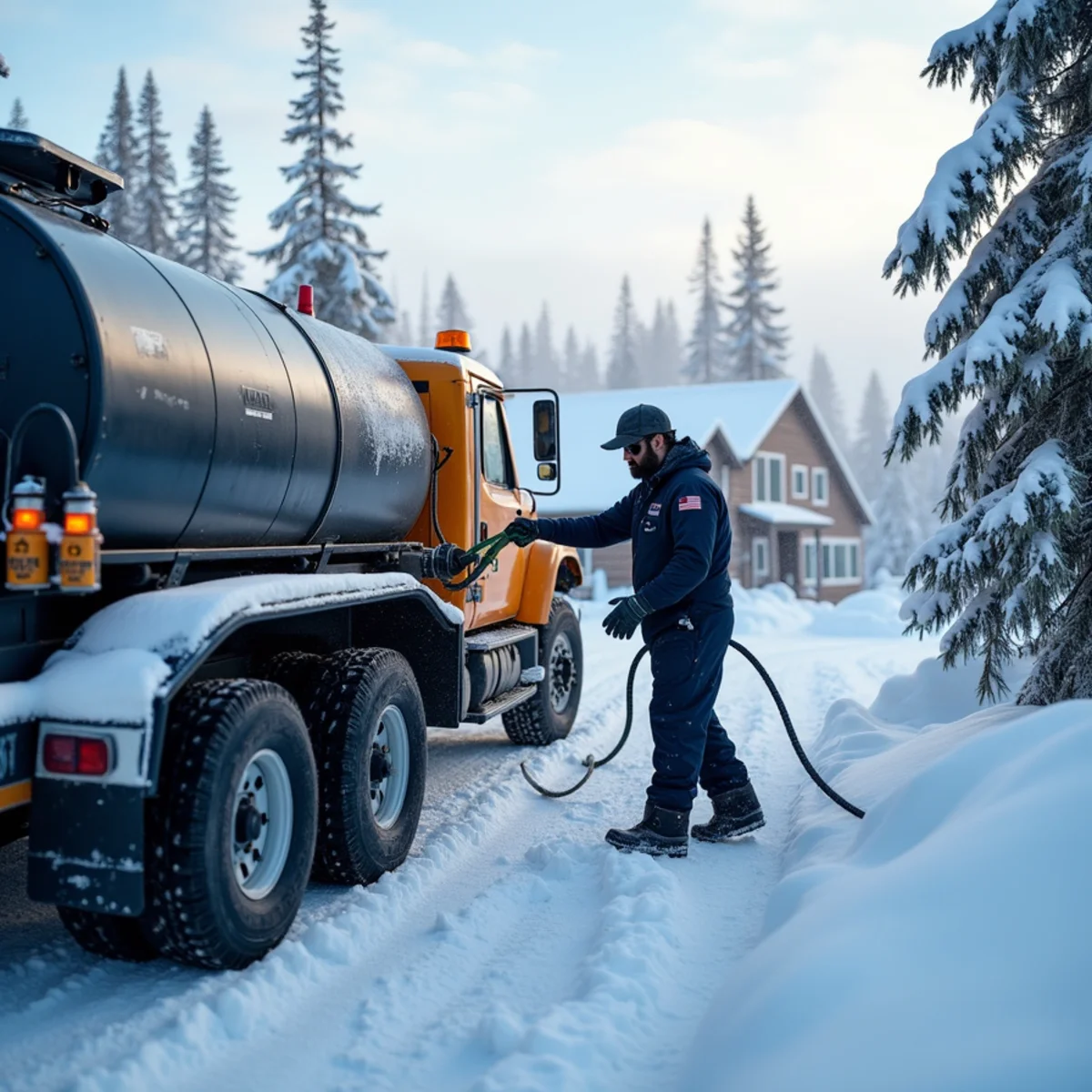 Emergency Frozen Septic Line Thawing in Wasilla Alaska by Norton Management Services