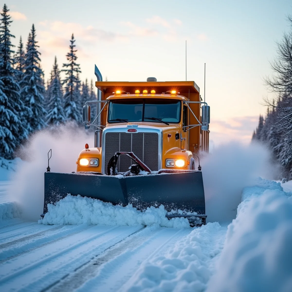 24/7 Emergency Snow Plowing & Removal in Wasilla Alaska by Norton Management Services