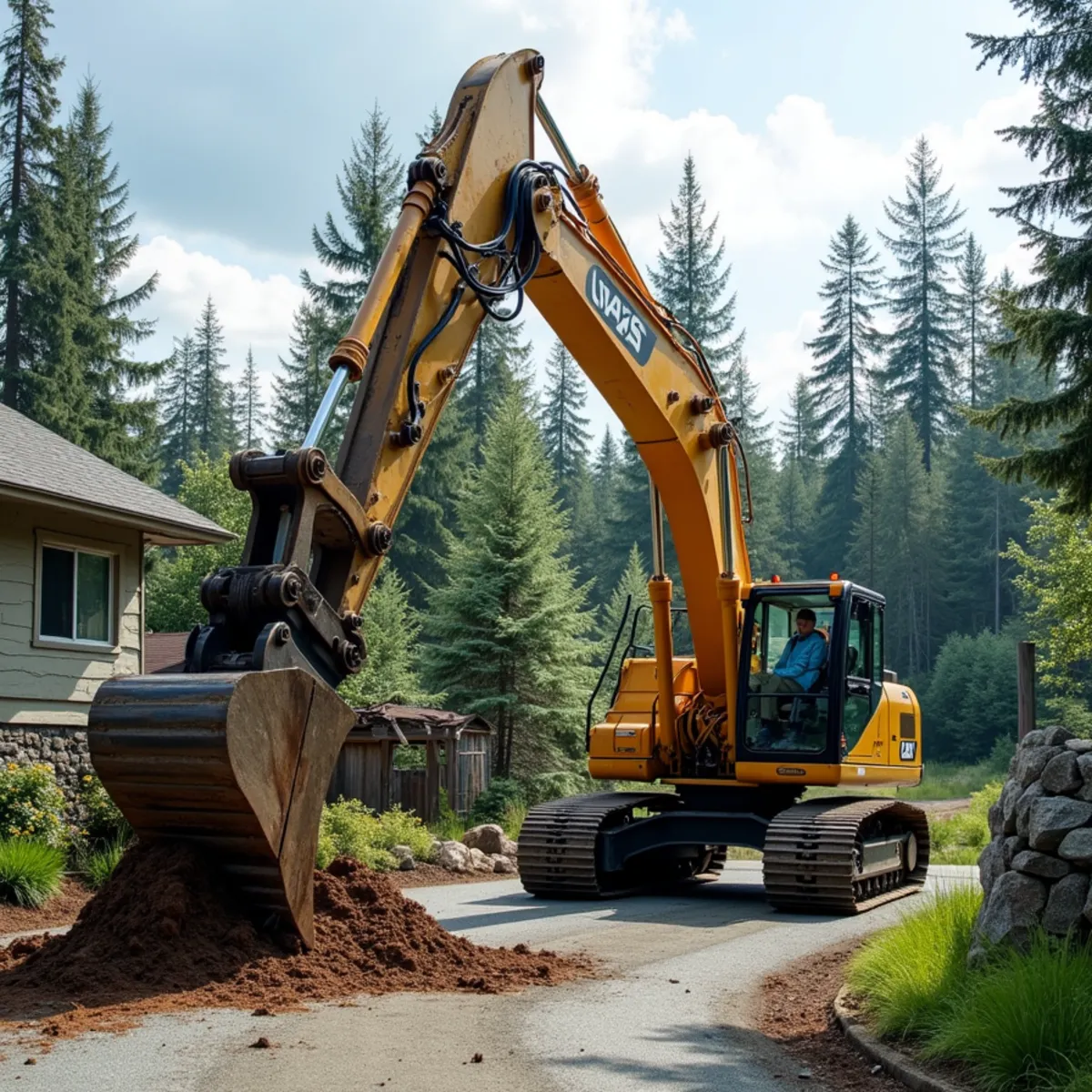 Emergency Fallen Spruce & Tree Removal in Wasilla Alaska by Norton Management Services