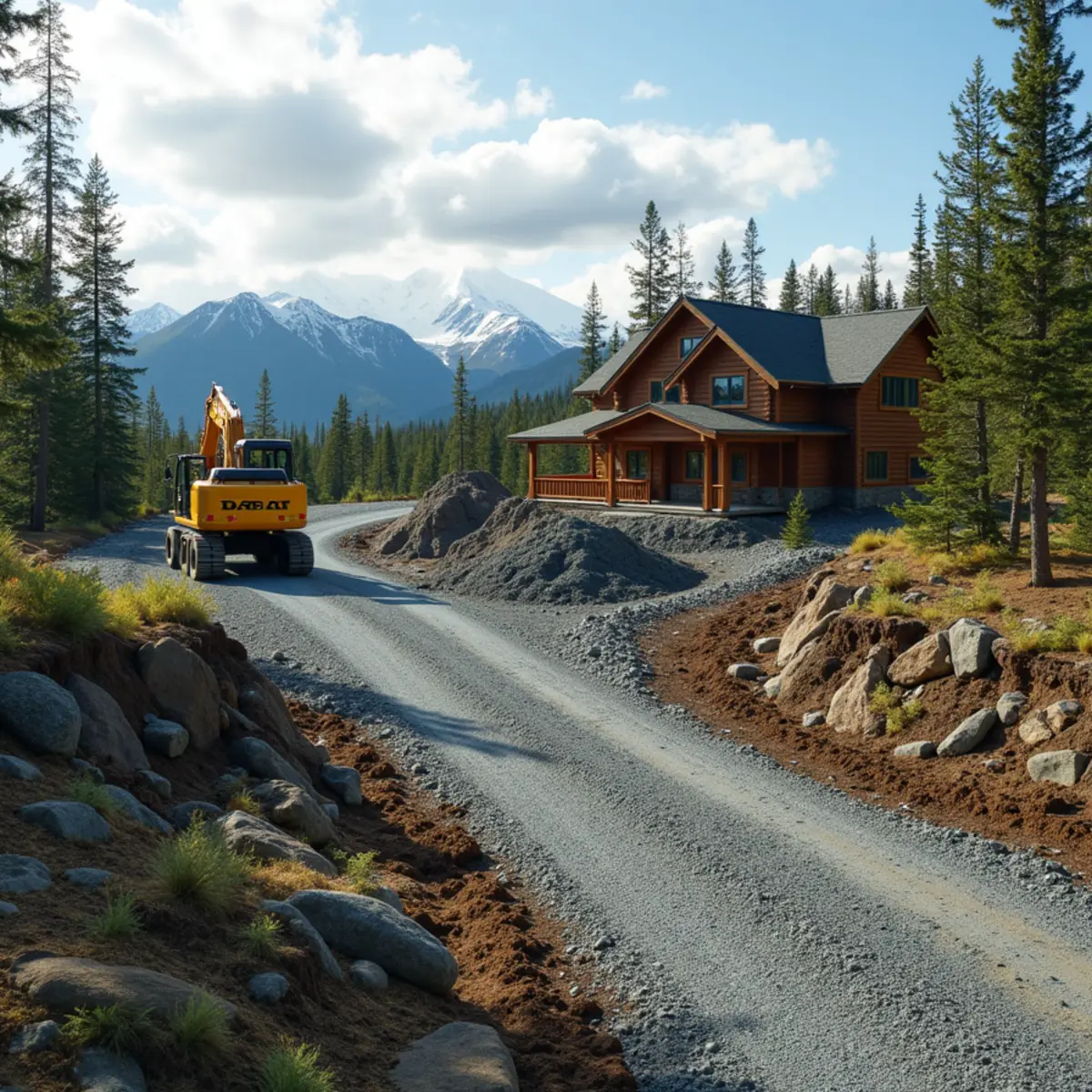 Earthwork, excavation, and landscaping in Fishhook AK