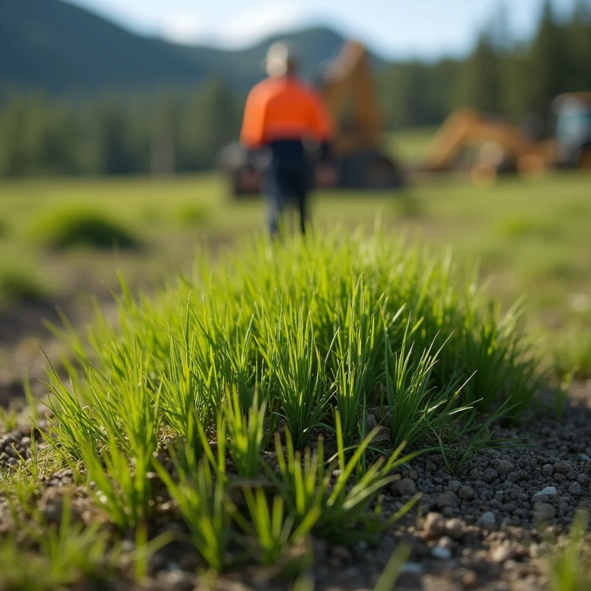 Sub-arctic certified red fescue and Kentucky bluegrass lawn seed blend